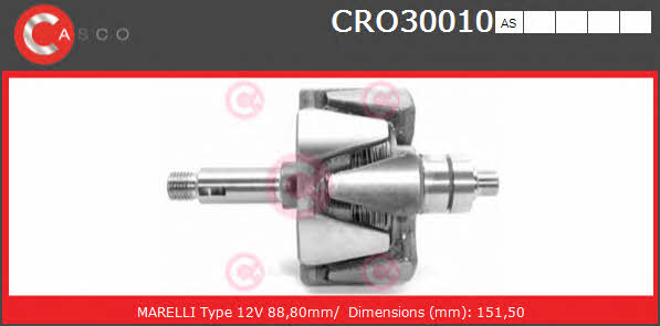 Casco CRO30010AS Ротор генератора CRO30010AS: Отличная цена - Купить в Польше на 2407.PL!