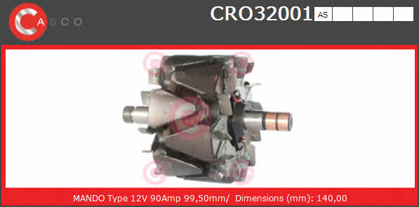 Casco CRO32001AS Rotor generator CRO32001AS: Buy near me in Poland at 2407.PL - Good price!