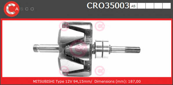 Casco CRO35003AS Ротор генератора CRO35003AS: Отличная цена - Купить в Польше на 2407.PL!