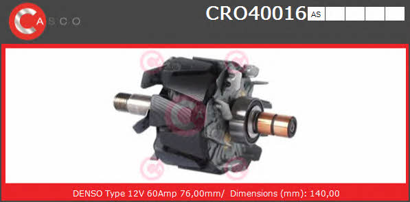 Casco CRO40016AS Rotor generator CRO40016AS: Buy near me in Poland at 2407.PL - Good price!