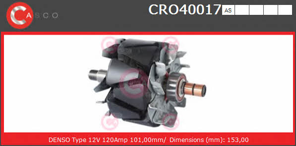 Casco CRO40017AS Ротор генератора CRO40017AS: Отличная цена - Купить в Польше на 2407.PL!
