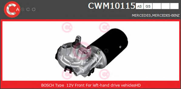 Casco CWM10115AS Wipe motor CWM10115AS: Buy near me in Poland at 2407.PL - Good price!