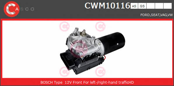 Casco CWM10116AS Мотор склоочисника CWM10116AS: Приваблива ціна - Купити у Польщі на 2407.PL!