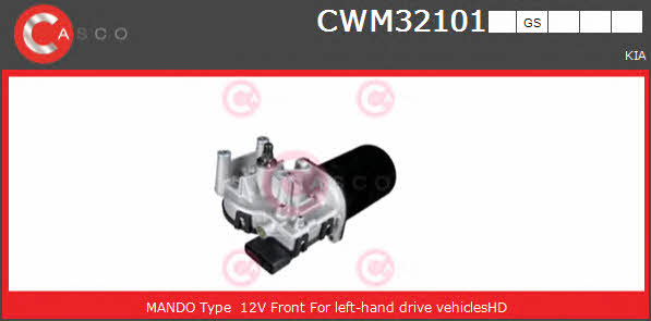 Casco CWM32101GS Мотор склоочисника CWM32101GS: Приваблива ціна - Купити у Польщі на 2407.PL!