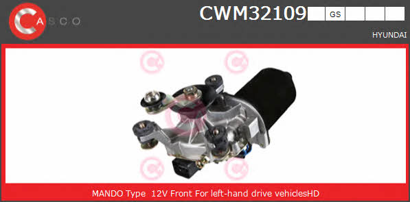 Casco CWM32109GS Мотор стеклоочистителя CWM32109GS: Отличная цена - Купить в Польше на 2407.PL!