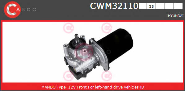 Casco CWM32110GS Silnik wycieraczki szyby CWM32110GS: Dobra cena w Polsce na 2407.PL - Kup Teraz!