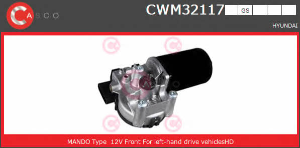 Casco CWM32117GS Silnik wycieraczki szyby CWM32117GS: Dobra cena w Polsce na 2407.PL - Kup Teraz!