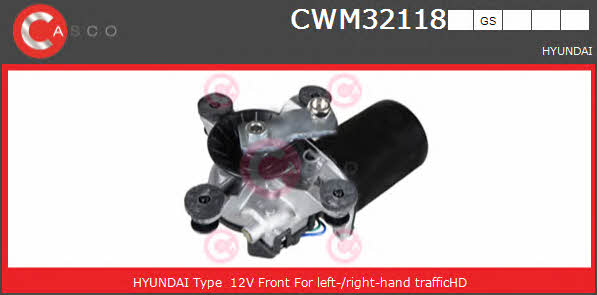 Casco CWM32118GS Silnik wycieraczki szyby CWM32118GS: Dobra cena w Polsce na 2407.PL - Kup Teraz!