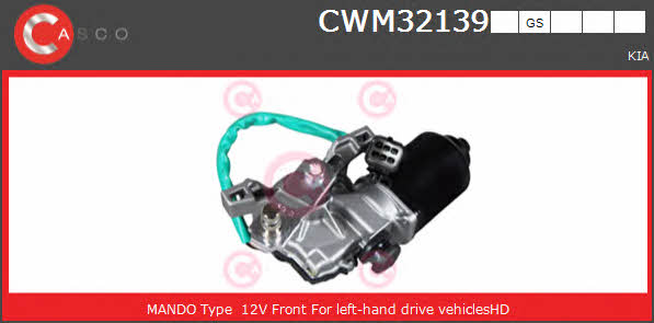 Casco CWM32139GS Мотор склоочисника CWM32139GS: Приваблива ціна - Купити у Польщі на 2407.PL!