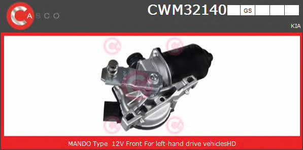 Casco CWM32140GS Silnik wycieraczki szyby CWM32140GS: Dobra cena w Polsce na 2407.PL - Kup Teraz!
