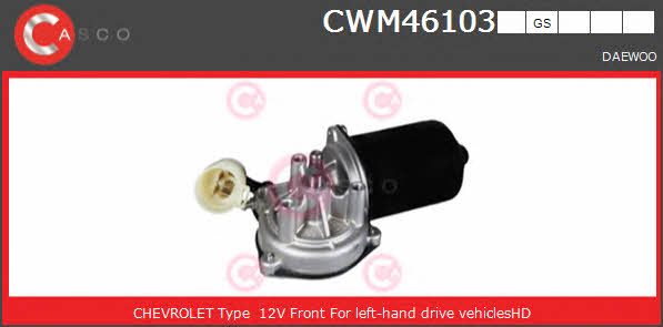 Casco CWM46103GS Wipe motor CWM46103GS: Buy near me at 2407.PL in Poland at an Affordable price!