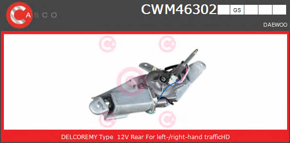 Casco CWM46302GS Silnik wycieraczki szyby CWM46302GS: Dobra cena w Polsce na 2407.PL - Kup Teraz!