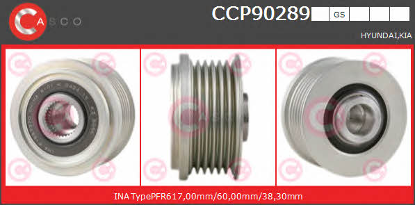 Casco CCP90289GS Belt pulley generator CCP90289GS: Buy near me in Poland at 2407.PL - Good price!