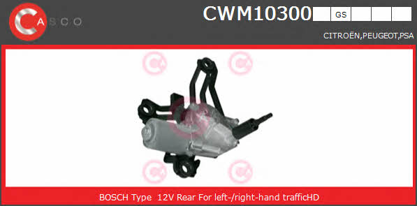 Casco CWM10300GS Silnik wycieraczki szyby CWM10300GS: Dobra cena w Polsce na 2407.PL - Kup Teraz!