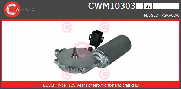Casco CWM10303GS Wipe motor CWM10303GS: Buy near me in Poland at 2407.PL - Good price!
