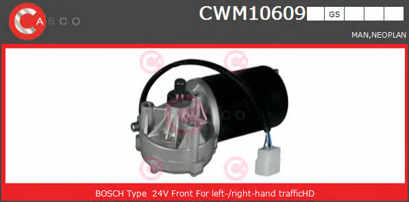 Casco CWM10609GS Wipe motor CWM10609GS: Buy near me in Poland at 2407.PL - Good price!