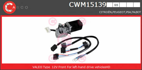 Casco CWM15139GS Мотор склоочисника CWM15139GS: Приваблива ціна - Купити у Польщі на 2407.PL!