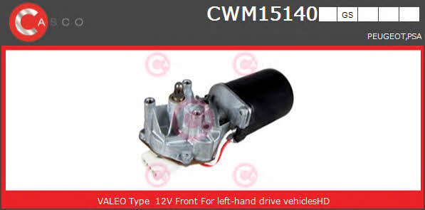 Casco CWM15140GS Wipe motor CWM15140GS: Buy near me in Poland at 2407.PL - Good price!