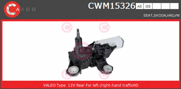Casco CWM15326AS Wipe motor CWM15326AS: Buy near me in Poland at 2407.PL - Good price!