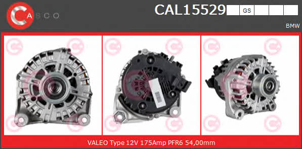 Casco CAL15529GS Alternator CAL15529GS: Buy near me at 2407.PL in Poland at an Affordable price!