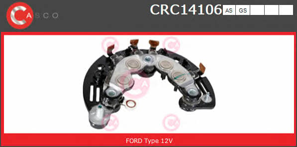 Casco CRC14106AS Rectifier, alternator CRC14106AS: Buy near me in Poland at 2407.PL - Good price!