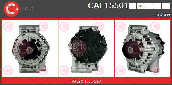 Casco CAL15501GS Alternator CAL15501GS: Buy near me in Poland at 2407.PL - Good price!