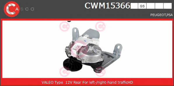 Casco CWM15366GS Wipe motor CWM15366GS: Buy near me in Poland at 2407.PL - Good price!