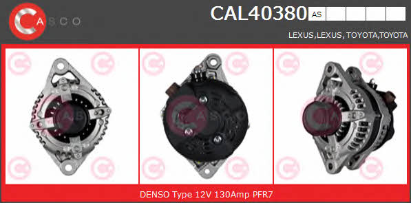 Casco CAL40380AS Alternator CAL40380AS: Buy near me in Poland at 2407.PL - Good price!