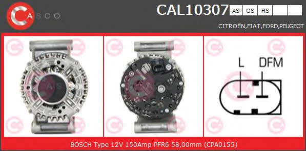 Casco CAL10307AS Alternator CAL10307AS: Buy near me in Poland at 2407.PL - Good price!