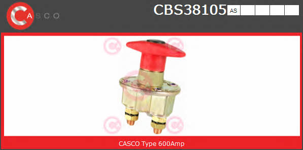 Casco CBS38105AS Wylacznik glowny, akumulator CBS38105AS: Dobra cena w Polsce na 2407.PL - Kup Teraz!