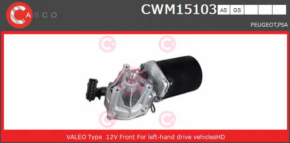 Casco CWM15103AS Wipe motor CWM15103AS: Buy near me in Poland at 2407.PL - Good price!