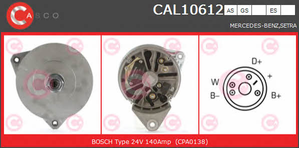 Casco CAL10612GS Generator CAL10612GS: Kaufen Sie zu einem guten Preis in Polen bei 2407.PL!