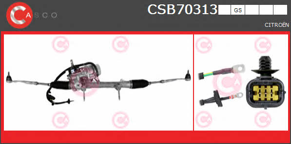 Casco CSB70313GS Steering Gear CSB70313GS: Buy near me in Poland at 2407.PL - Good price!