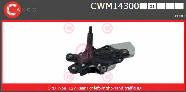 Casco CWM14300GS Silnik wycieraczki szyby CWM14300GS: Dobra cena w Polsce na 2407.PL - Kup Teraz!
