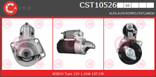 Casco CST10526GS Стартер CST10526GS: Отличная цена - Купить в Польше на 2407.PL!