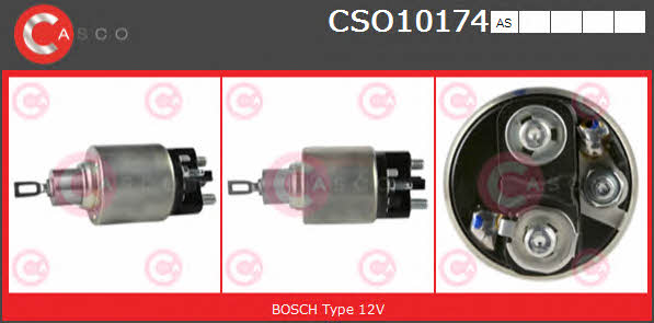 Casco CSO10174AS Solenoid switch, starter CSO10174AS: Buy near me at 2407.PL in Poland at an Affordable price!
