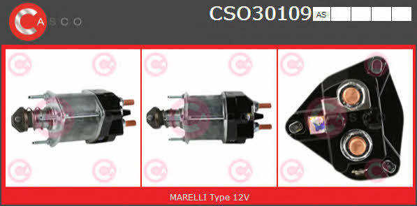 Casco CSO30109AS Solenoid switch, starter CSO30109AS: Buy near me in Poland at 2407.PL - Good price!