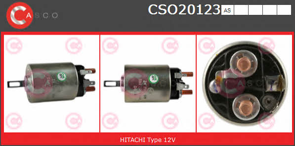 Casco CSO20123AS Solenoid switch, starter CSO20123AS: Buy near me in Poland at 2407.PL - Good price!