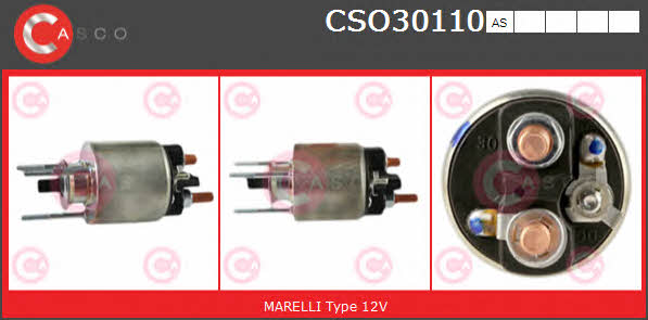 Casco CSO30110AS Solenoid switch, starter CSO30110AS: Buy near me in Poland at 2407.PL - Good price!