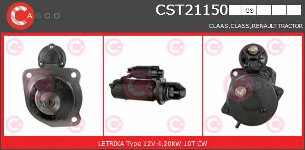 Casco CST21150GS Стартер CST21150GS: Отличная цена - Купить в Польше на 2407.PL!