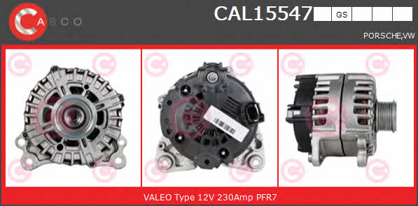 Casco CAL15547GS Alternator CAL15547GS: Buy near me in Poland at 2407.PL - Good price!