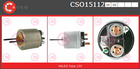 Casco CSO15112AS Przekaźnik rozrusznika ze zworą wciąganą CSO15112AS: Dobra cena w Polsce na 2407.PL - Kup Teraz!