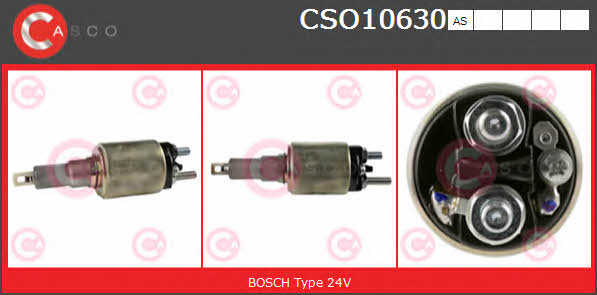 Casco CSO10630AS Solenoid switch, starter CSO10630AS: Buy near me in Poland at 2407.PL - Good price!