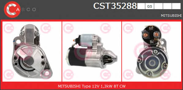 Casco CST35288GS Стартер CST35288GS: Отличная цена - Купить в Польше на 2407.PL!