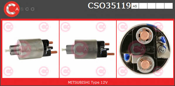 Casco CSO35119AS Solenoid switch, starter CSO35119AS: Buy near me in Poland at 2407.PL - Good price!