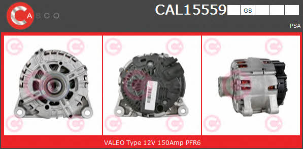Casco CAL15559GS Alternator CAL15559GS: Buy near me in Poland at 2407.PL - Good price!