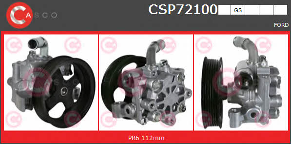 Casco CSP72100GS Hydraulic Pump, steering system CSP72100GS: Buy near me in Poland at 2407.PL - Good price!