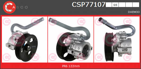 Casco CSP77107GS Hydraulic Pump, steering system CSP77107GS: Buy near me at 2407.PL in Poland at an Affordable price!