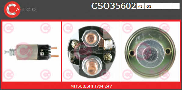 Casco CSO35602GS Solenoid switch, starter CSO35602GS: Buy near me in Poland at 2407.PL - Good price!