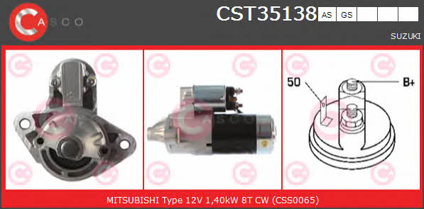Casco CST35138GS Starter CST35138GS: Buy near me in Poland at 2407.PL - Good price!